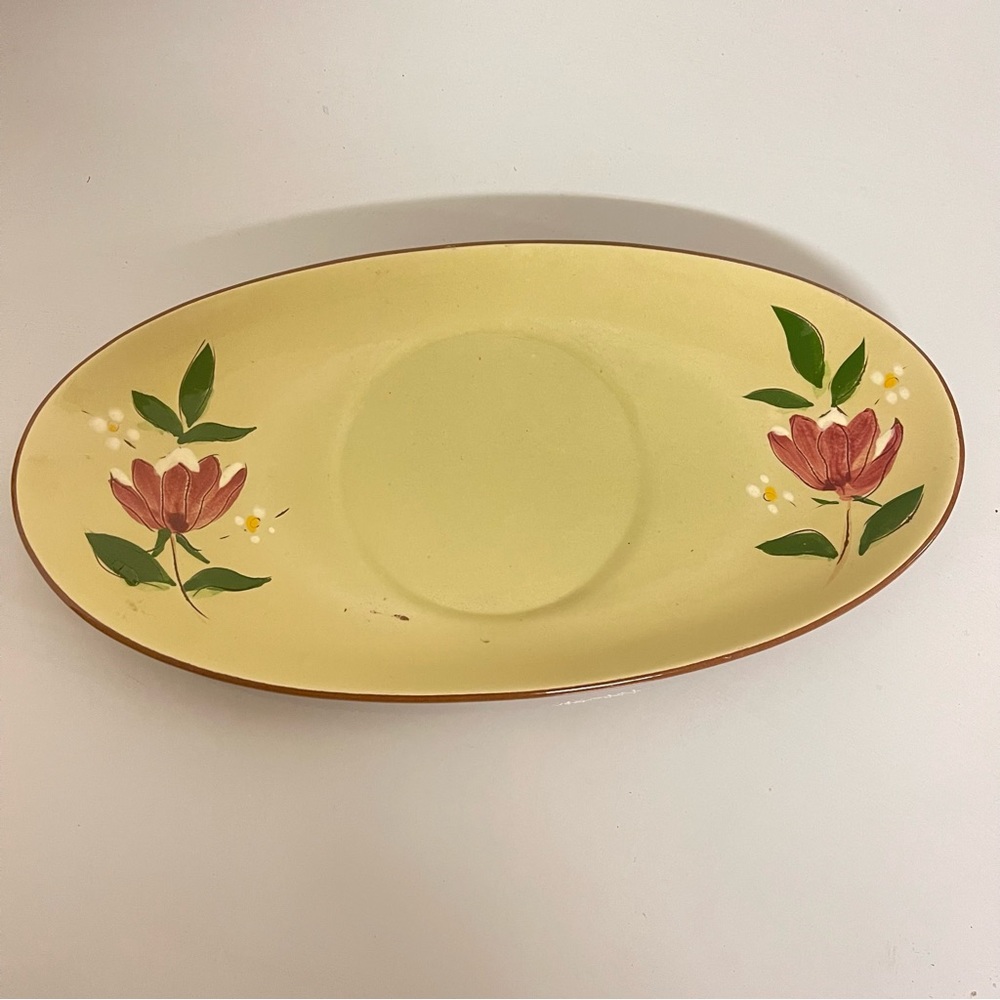 Vintage stangl pottery plate NWT